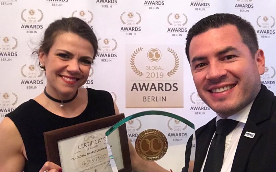 A UFINET ganha o prêmio de MELHOR OPERADOR «Acessando o Inacessível» no Carrier Community Global Awards 2019