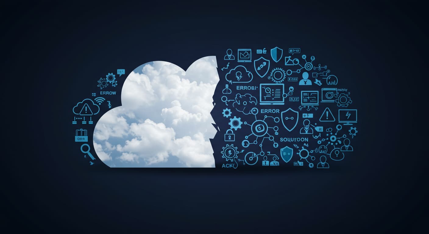 Imagen que ilustra la computación en la nube y sus beneficios, destacando la conectividad en la nube.
