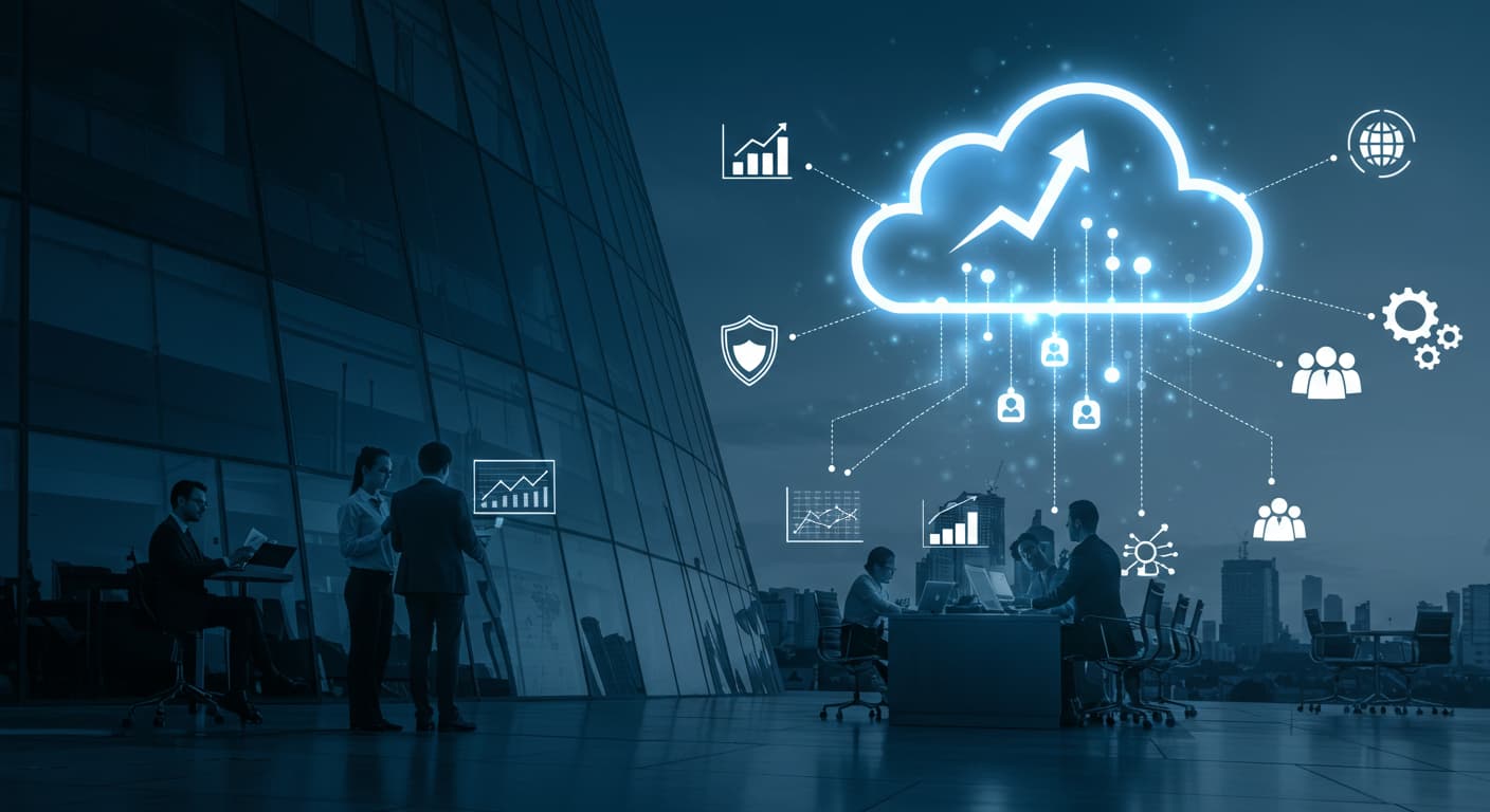 Gráfico sobre la elección del proveedor de nube ideal para empresas, destacando la importancia de la conectividad en la nube.