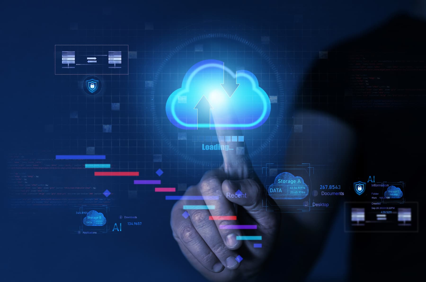 Monitoreo LAN&WAN: Gestión inteligente de datos en la nube con tecnología avanzada y protección integral.
