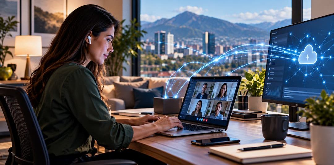 Conectividad empresarial para modelos de trabajo remoto